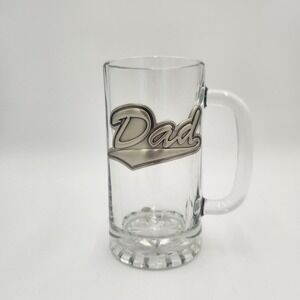 A Special Glass For A Special Dad 16‎ Oz Mug With Pewter "Dad" Applique